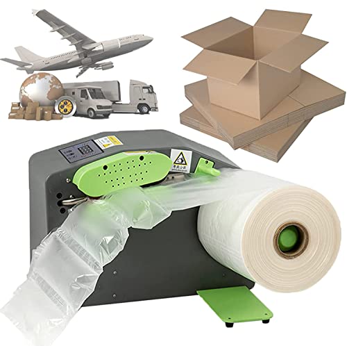 XQZMZSCP バッファークッションマシン、12m/min ポータブルエアクッションマシン、自動膨張式包装機器、物流用、エクスプレス(110v)